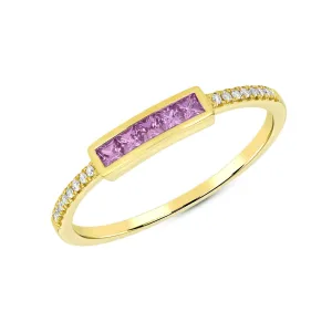 Appreciation Ring Pink Sapphire