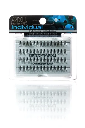 ARDELL DURALASH INDIVIDUAL FLARE MEDIUM BLACK - 56 INDIVIDUAL LASHES