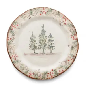 Arte Italica Natale Salad/Dessert Plate
