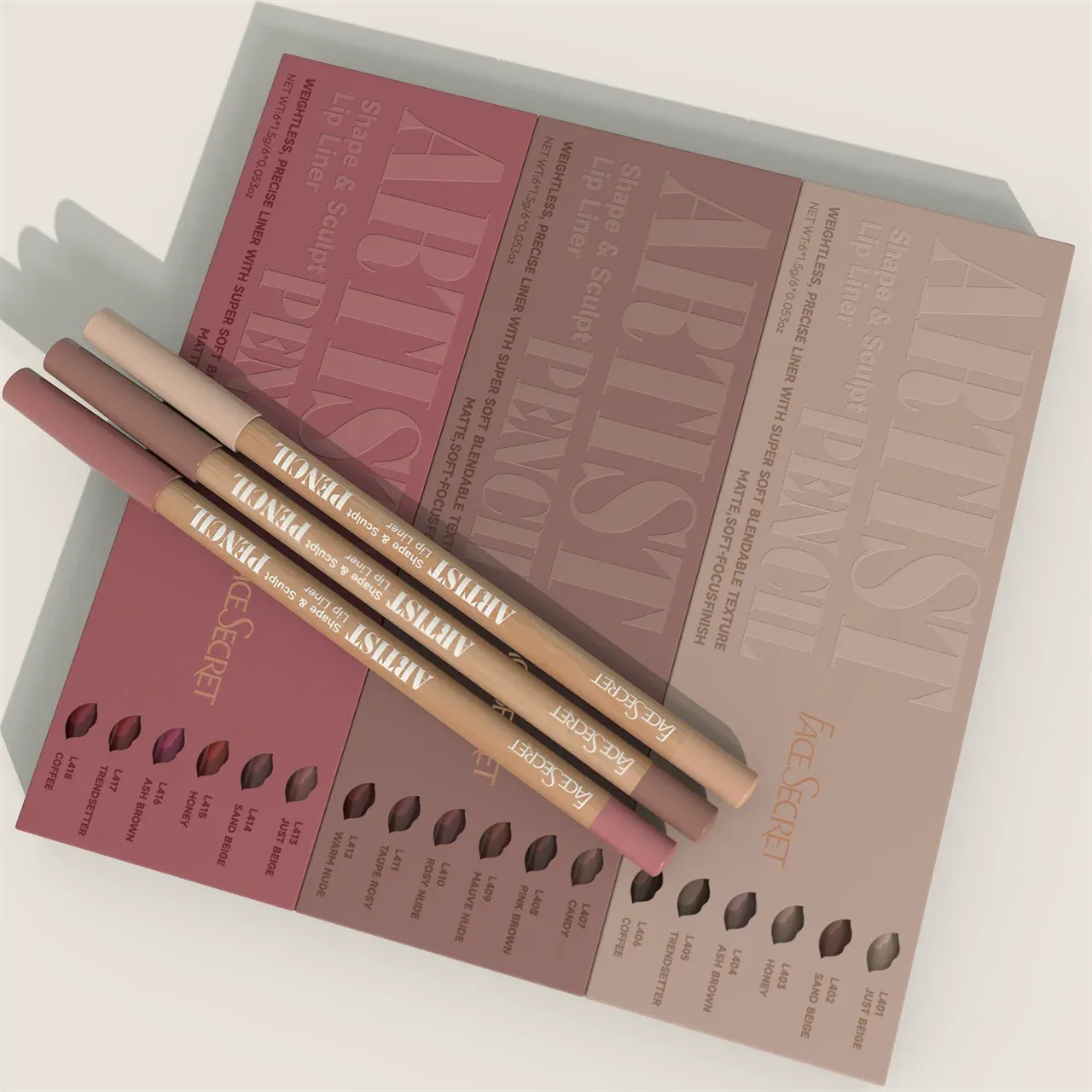 Artist Shape Sculpt Lip Liner Pencil Set