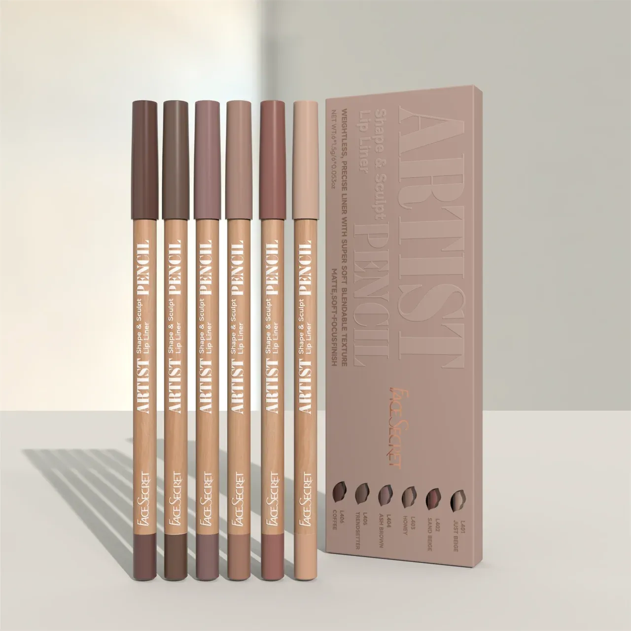 Artist Shape Sculpt Lip Liner Pencil Set