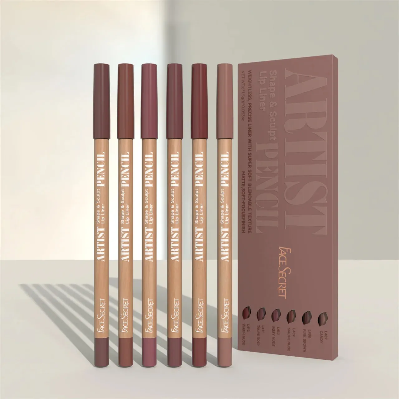 Artist Shape Sculpt Lip Liner Pencil Set