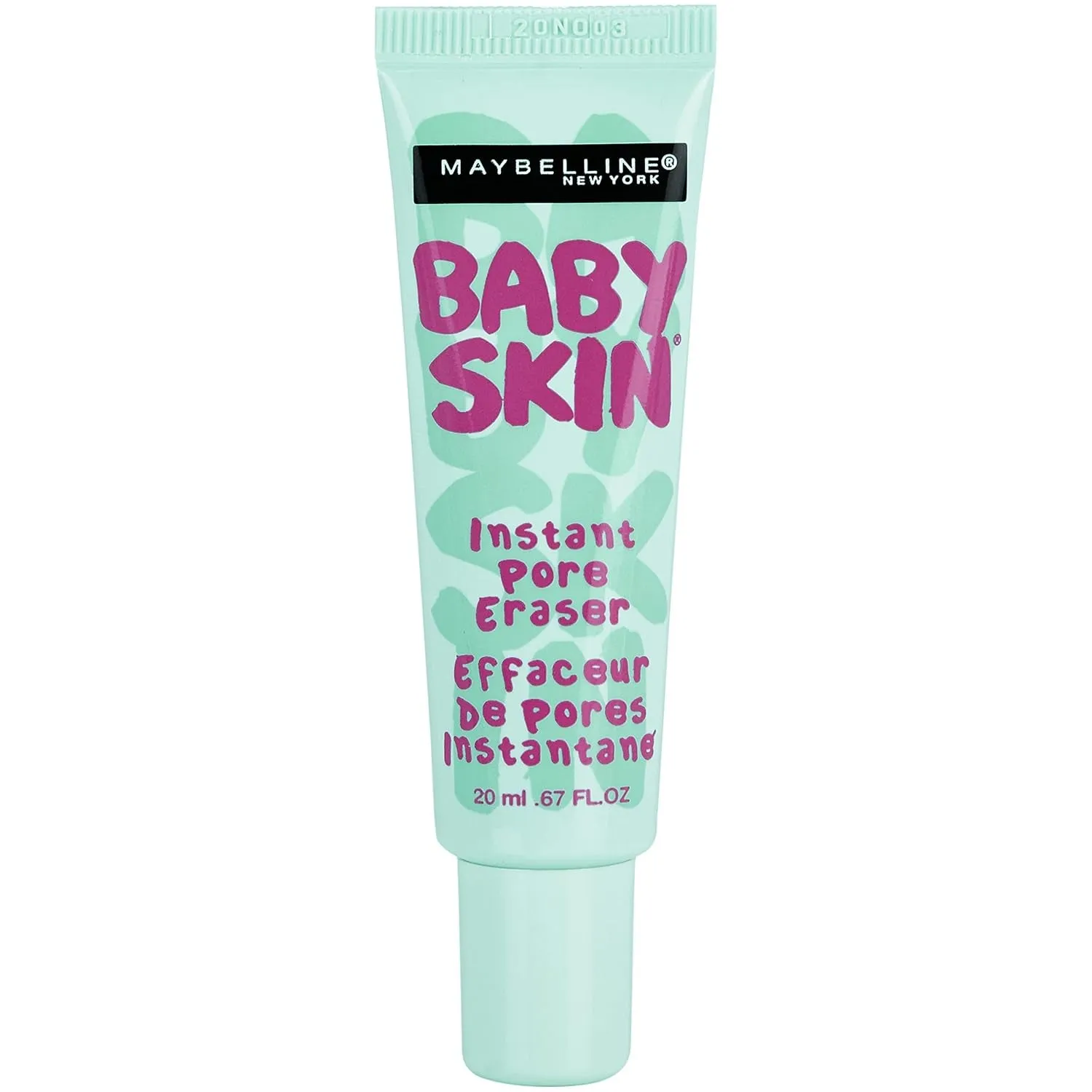 Baby Skin Instant Pore Eraser Primer Makeup, Clear, 1 Count