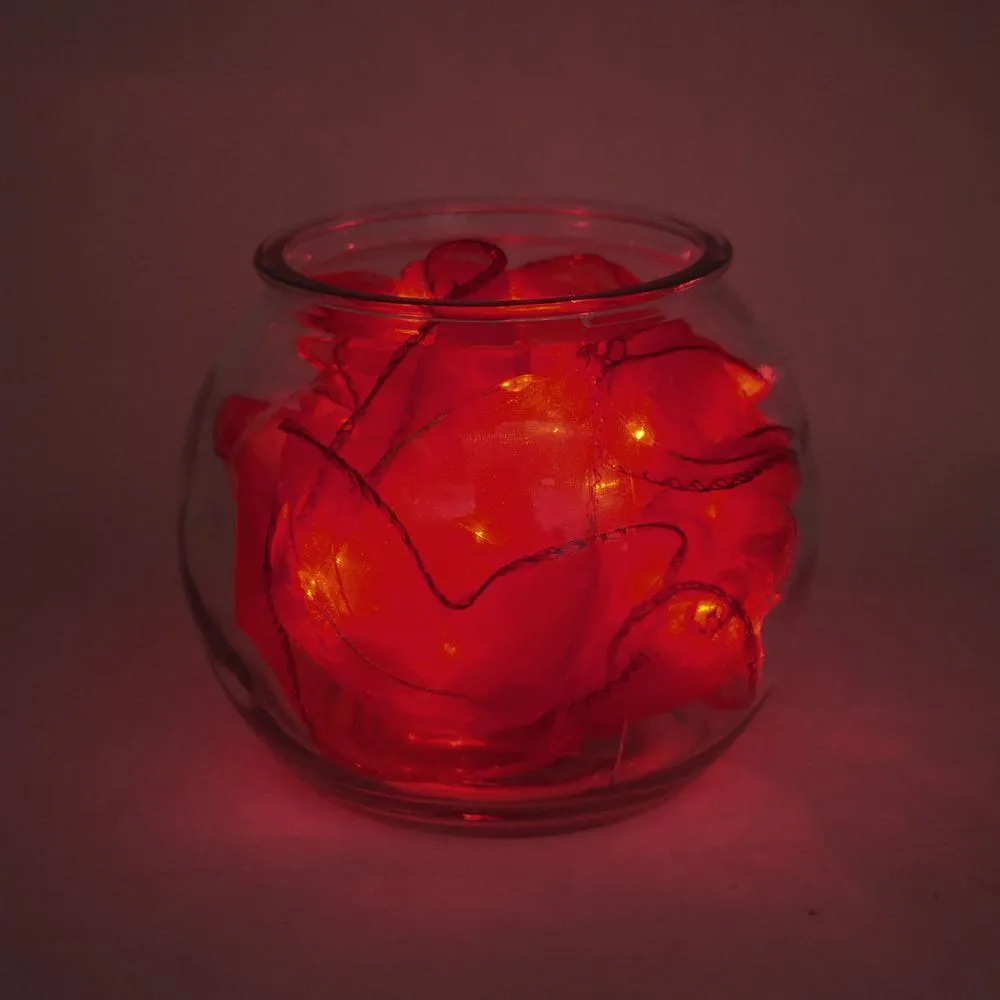Battery Operated LED Organza Wired Ribbon, 6-Feet