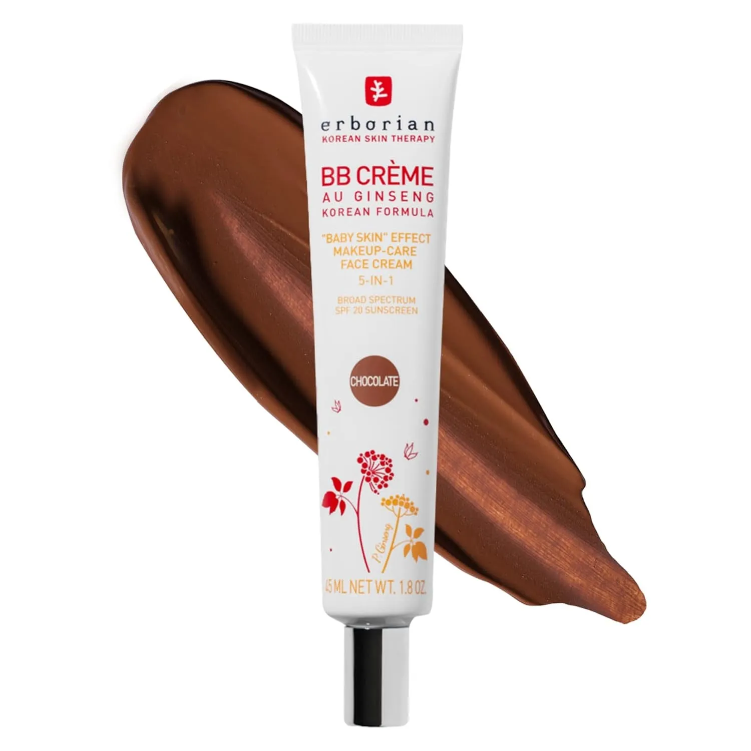 BB Cream with Ginseng - Lightweight Buildable Coverage with SPF & Ultra-Soft Matte Finish - Korean Face Skincare