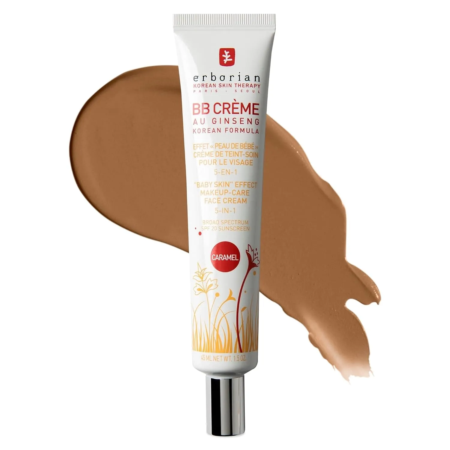 BB Cream with Ginseng - Lightweight Buildable Coverage with SPF & Ultra-Soft Matte Finish - Korean Face Skincare