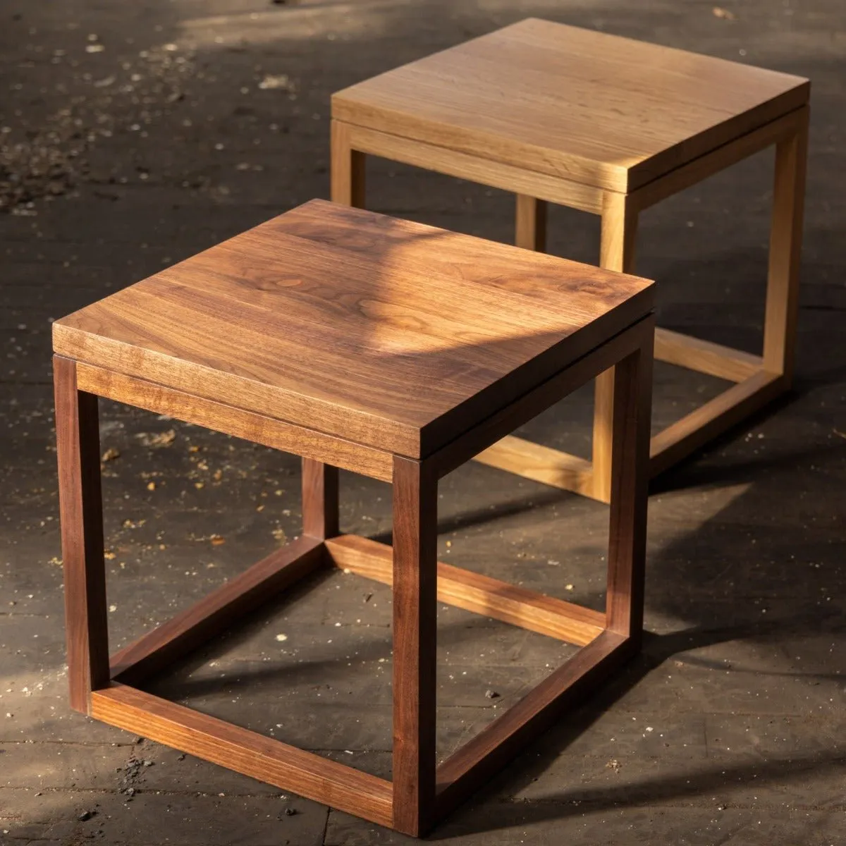 Beach Avenue Table | Modern Wood Side Table | Bedside Table | Small Coffee Table