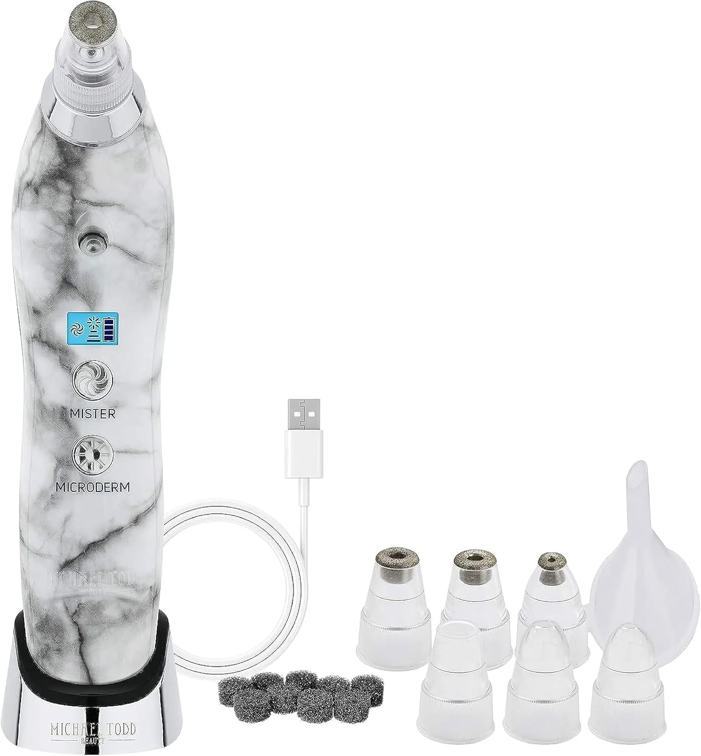 Beauty - Sonicrefresher - Wet/Dry Microdermabrasion & Pore Extraction System with Micromist Technology