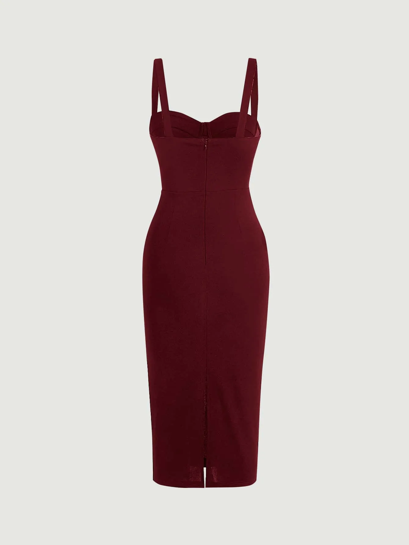 Belle Split Back Bodycon Dress(Clearance Sale)