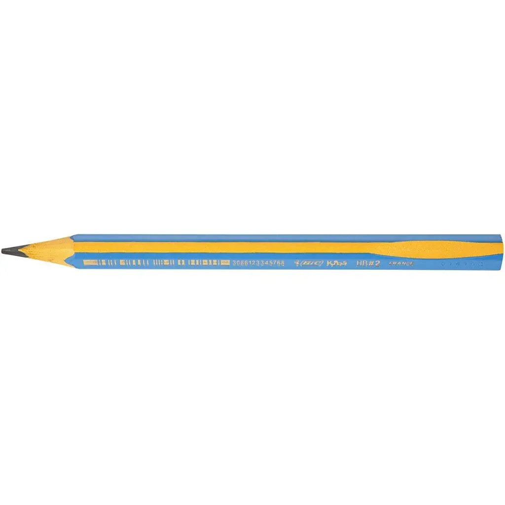 BIC Kids Triangular Pencils Grade HB School L:14cm Stationary Child-Friendly 4mm