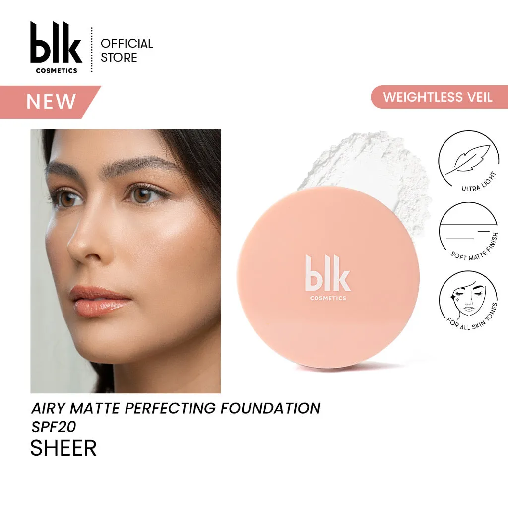 blk cosmetics Matte Perfecting Foundation SPF20 in Sheer