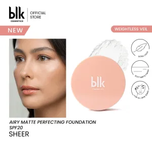 blk cosmetics Matte Perfecting Foundation SPF20 in Sheer