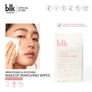blk skin Brightening & Soothing Makeup Removing Wipes  Niacinamide