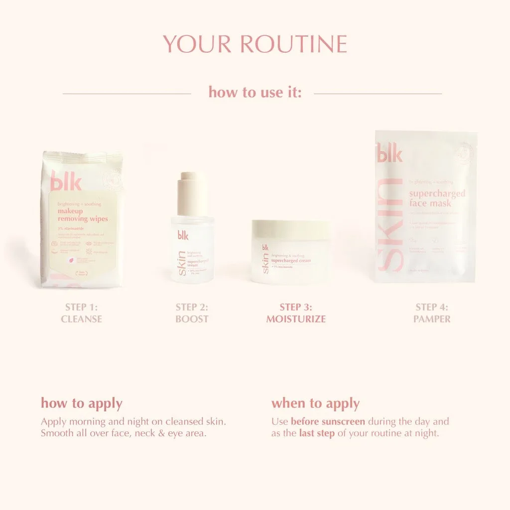 blk skin Brightening & Soothing Supercharged Cream  Niacinamide