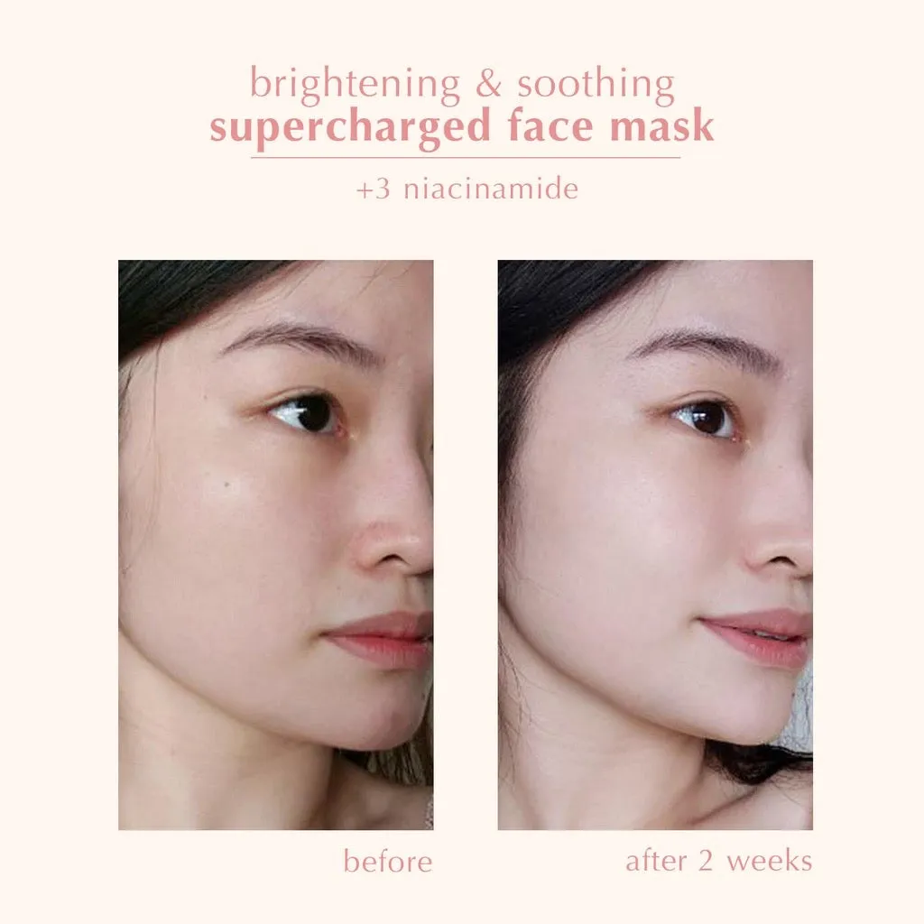 blk skin Brightening & Soothing Supercharged Face Mask  Niacinamide (1 sheet mask)