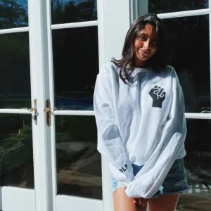 BLM White Crewneck