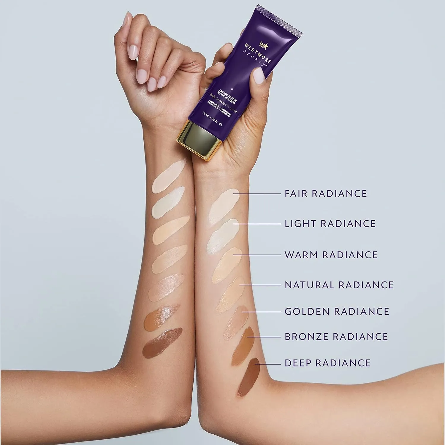 Body Coverage Perfector – Waterproof Leg & Body Makeup - Tattoo Cover up Makeup - 3.5 Oz (Natural Radiance)