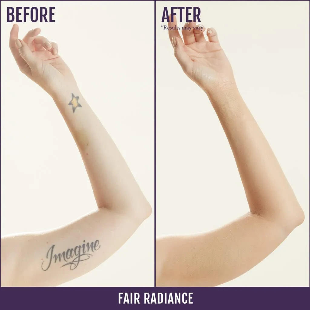 Body Coverage Perfector – Waterproof Leg & Body Makeup - Tattoo Cover up Makeup - 3.5 Oz (Natural Radiance)
