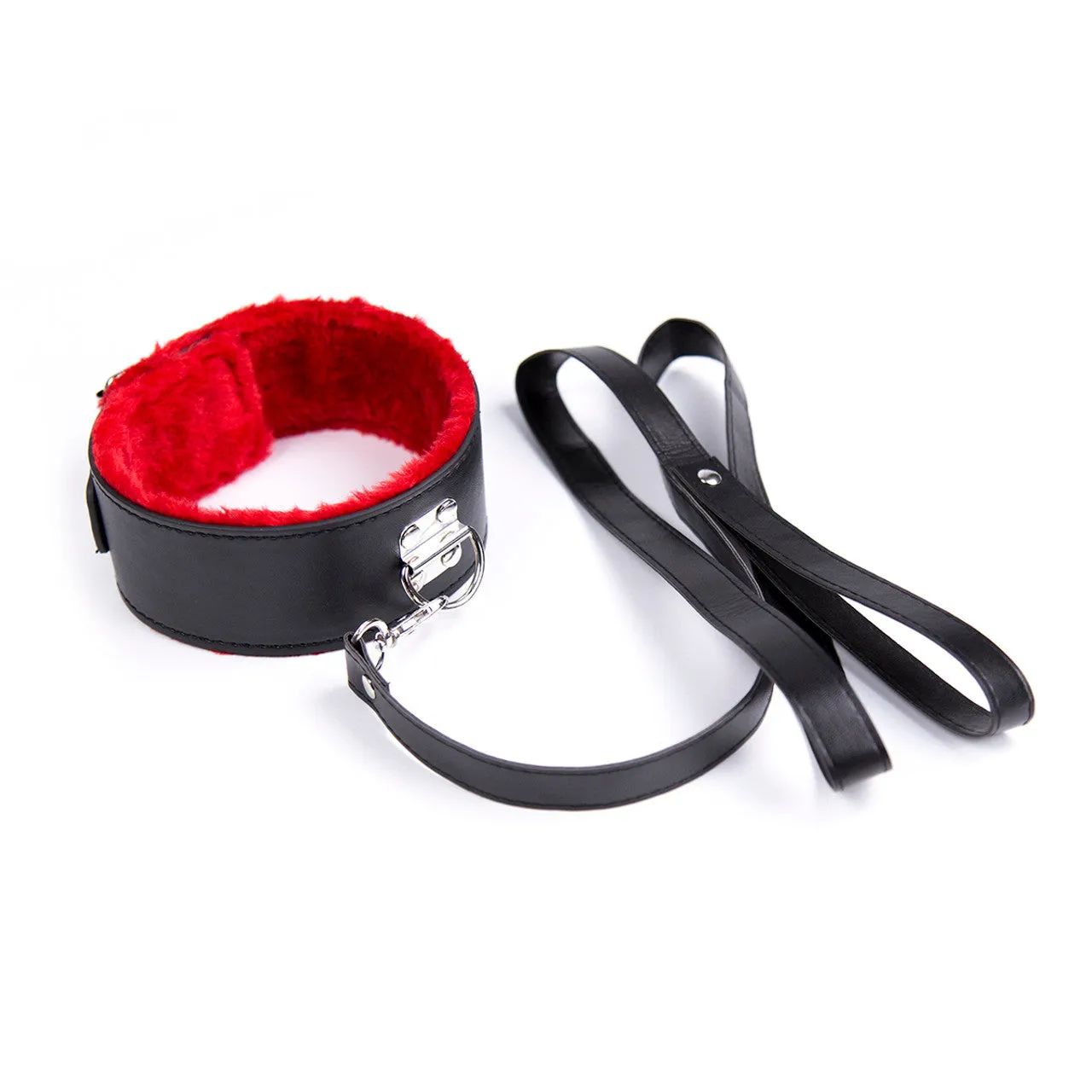 Bondage Kit - 14 Piece Everything Bondage Kit - Black/Red