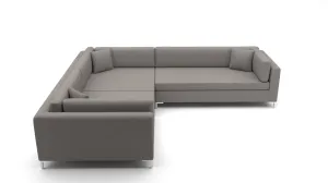 Bonnell 137" Double Cuddler Left Corner Sectional
