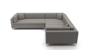Bonnell 137" Double Cuddler Right Corner Sectional