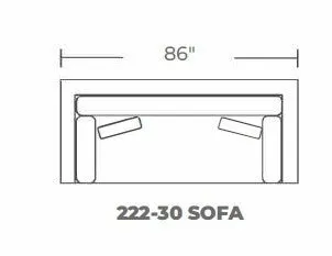 Bonnell 86" Sofa