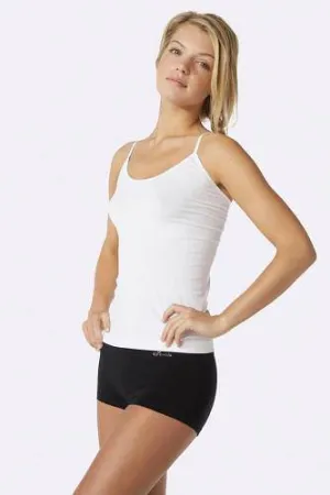 Boody Body EcoWear Women's Cami - Bamboo Viscose - Classic Soft Elegance in a Cami sole - White - X-Small