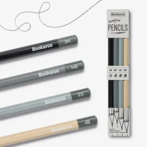 Bookaroo Graphite Pencils - Mono