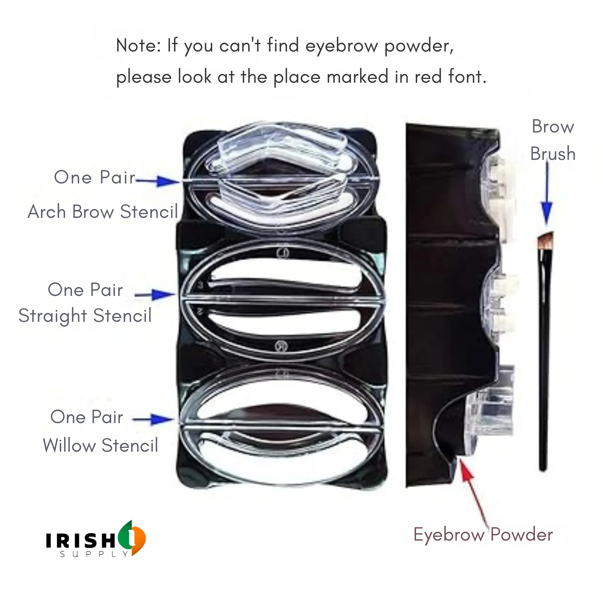 BROWLIFT Waterproof Eyebrow Powder Kit