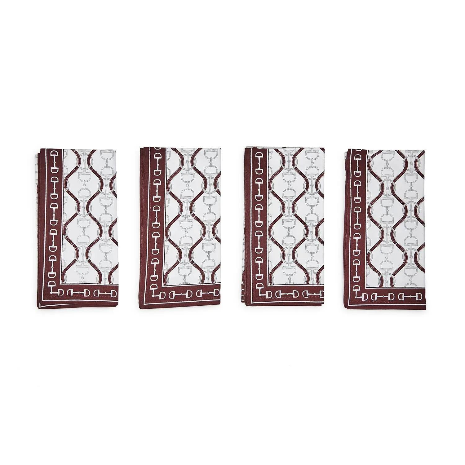 Brown Equus Cloth Napkins (Set of 4)