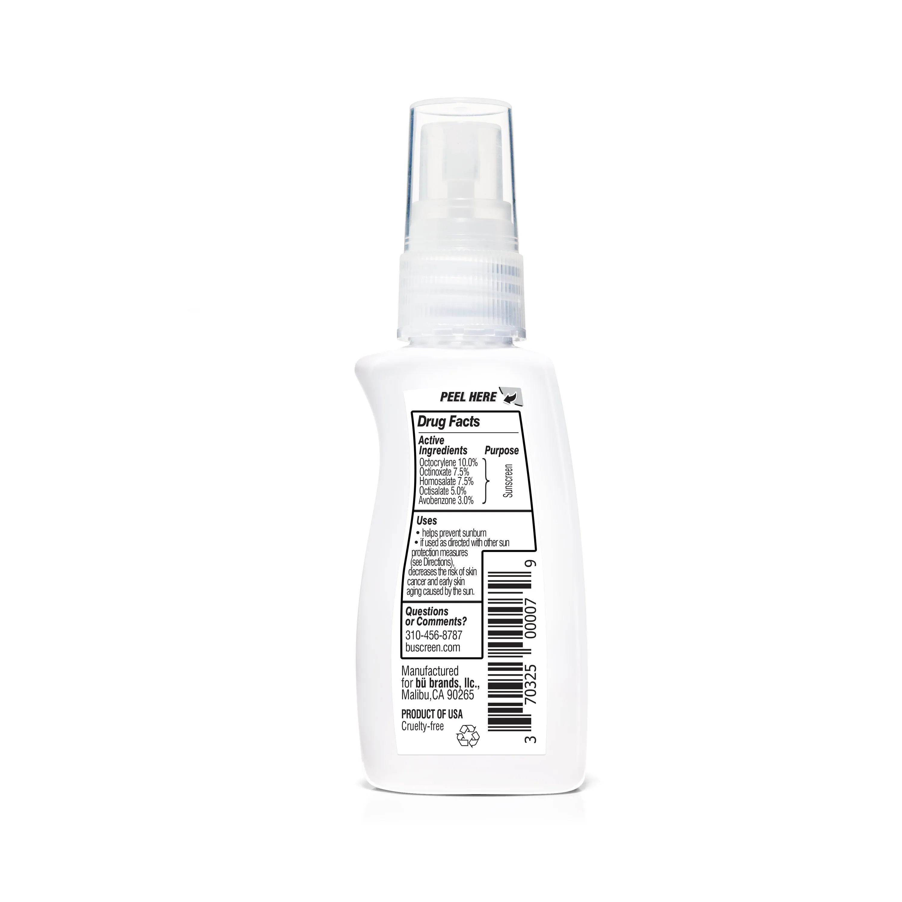 BU SPF 50 Alcohol-Free KIDS Fragrance Free