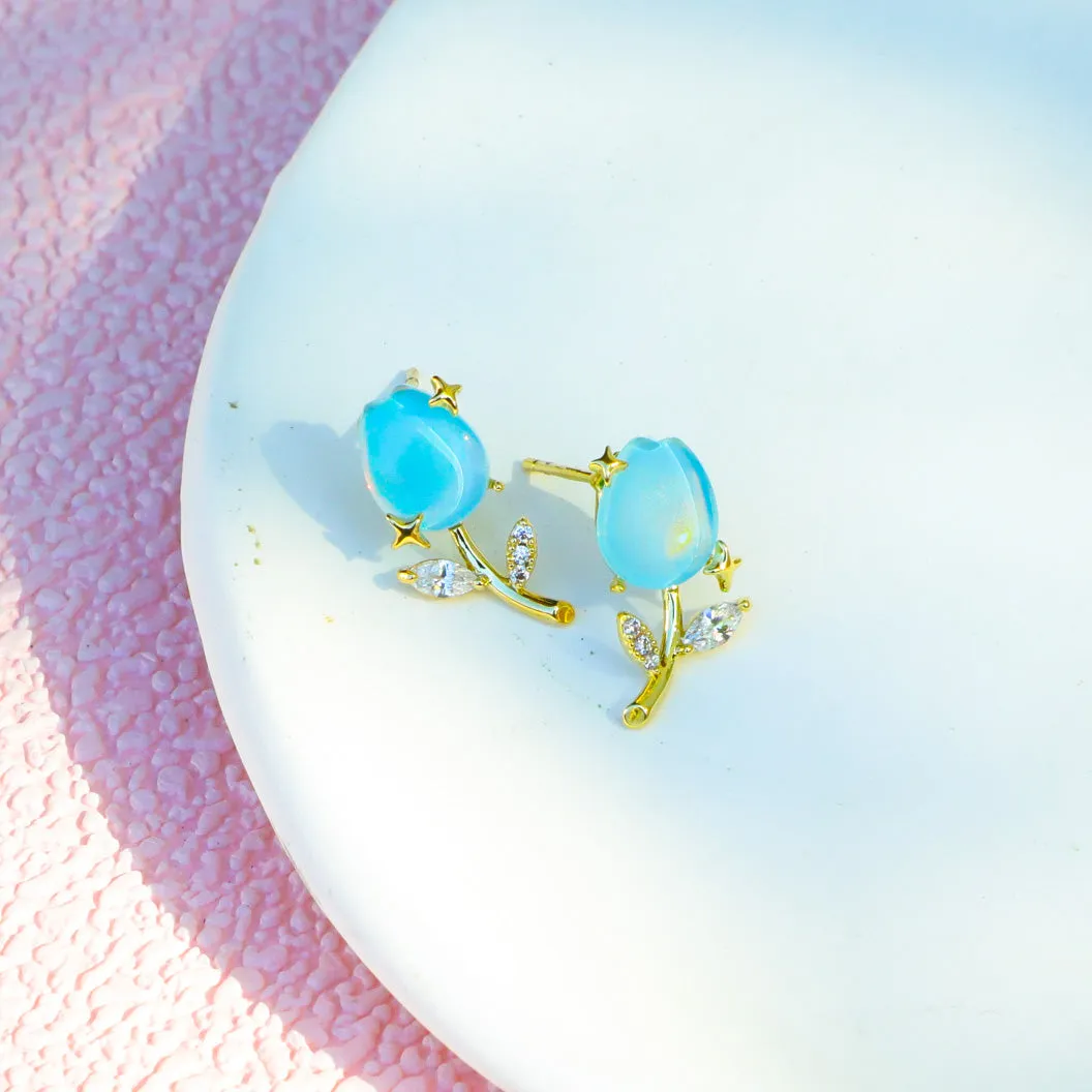 Bubble Tulip Earrings