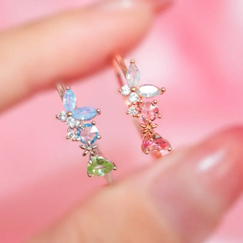 Butterfly Gem Ring