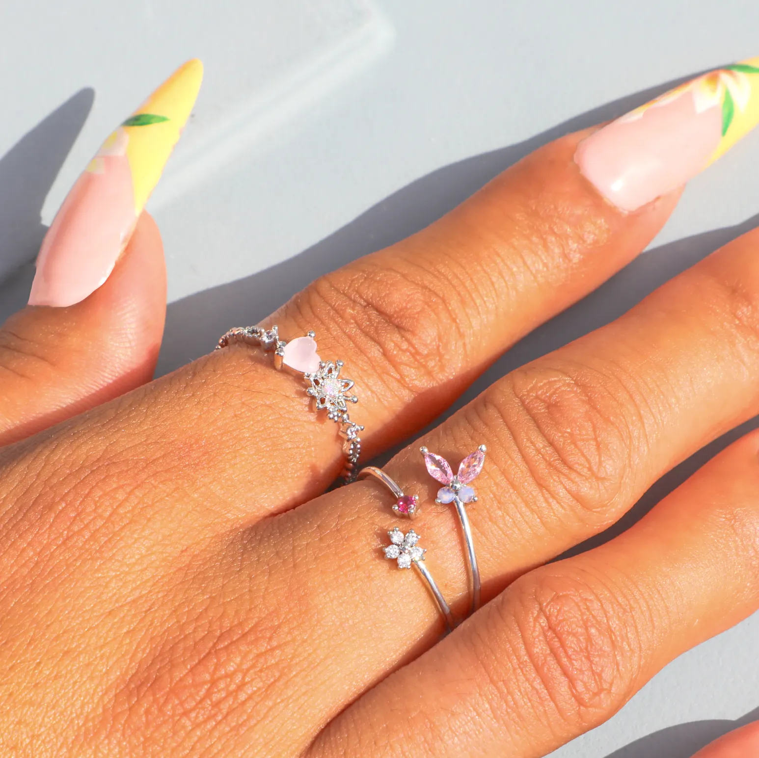 Butterfly Rose Ring