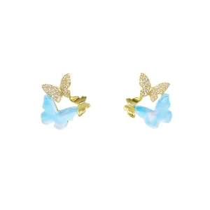 Butterfly Trio earring