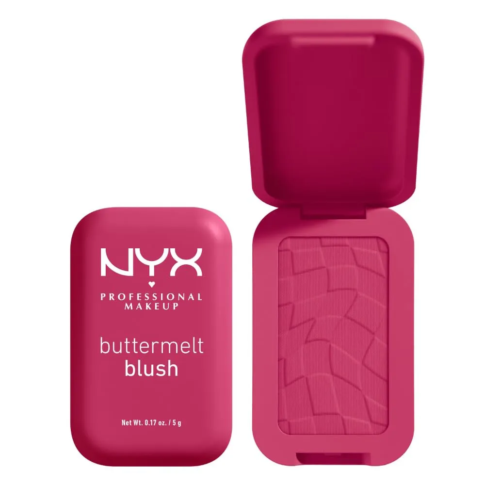 Buttermelt Powder Blush, Fade and Transfer-Resistant Blush, up to 12HR Make up Wear, Vegan Formula - Butta Together