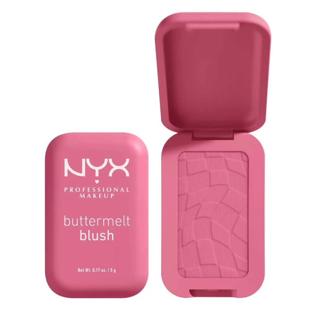 Buttermelt Powder Blush, Fade and Transfer-Resistant Blush, up to 12HR Make up Wear, Vegan Formula - Butta Together