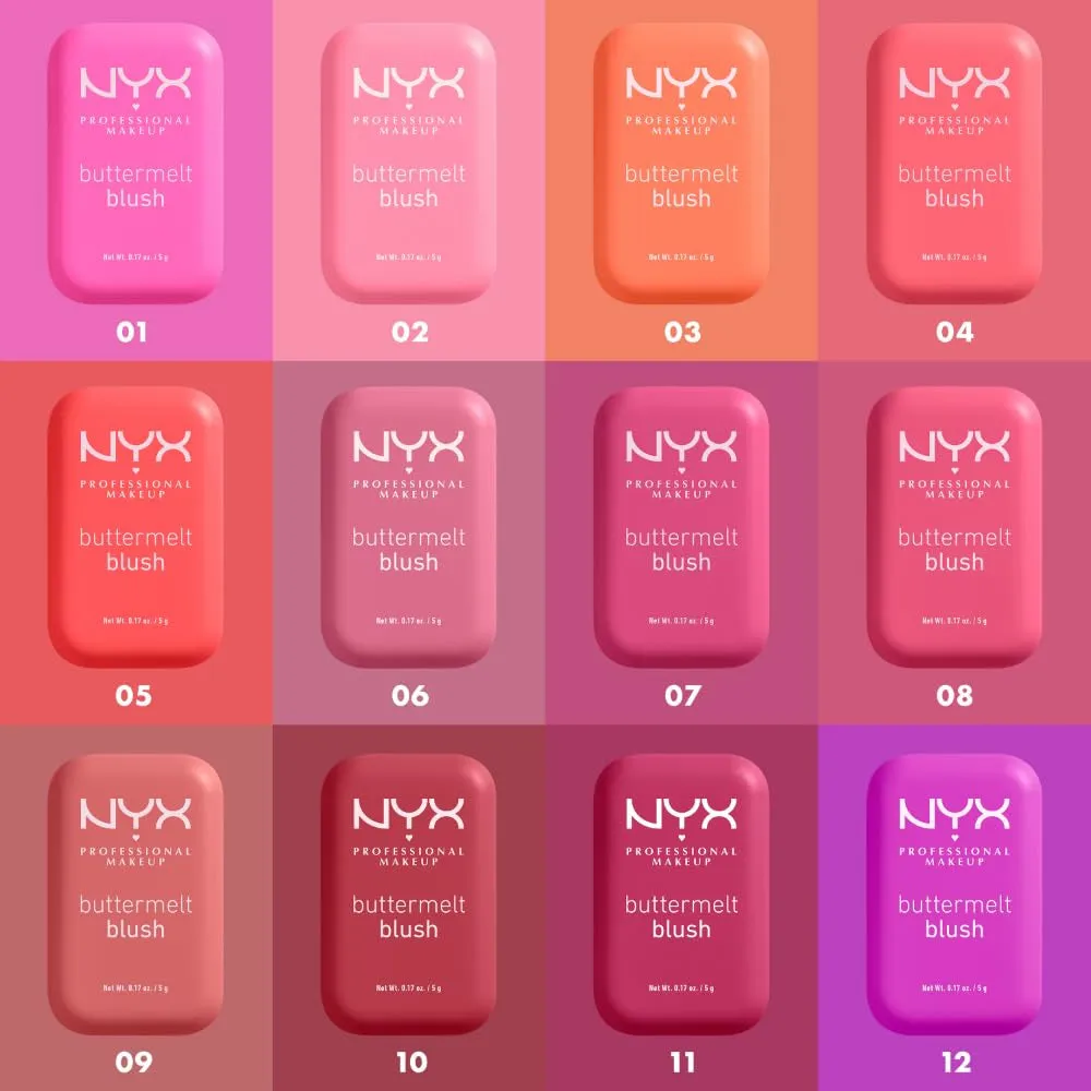 Buttermelt Powder Blush, Fade and Transfer-Resistant Blush, up to 12HR Make up Wear, Vegan Formula - Butta Together