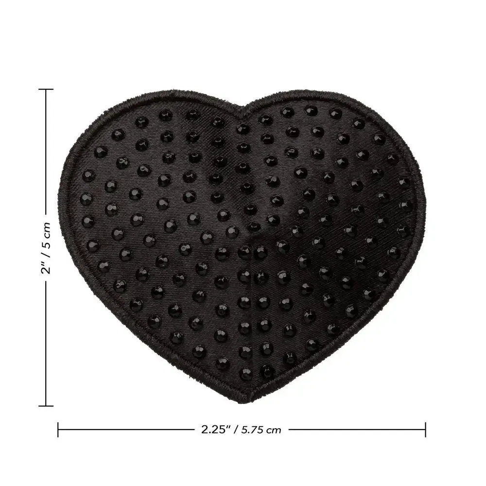 California Exotic Radiance Black Heart Pasties