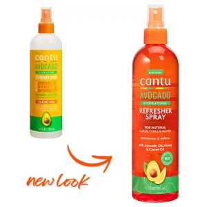 Cantu Avocado Hydrating Refresher Spray For Natural Curls, Coils & Waves 12oz