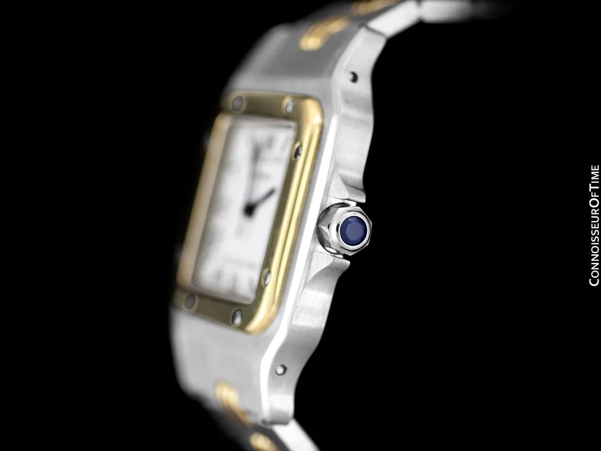 Cartier Mens Santos 2-Tone Automatic Watch - Stainless Steel & 18K Gold