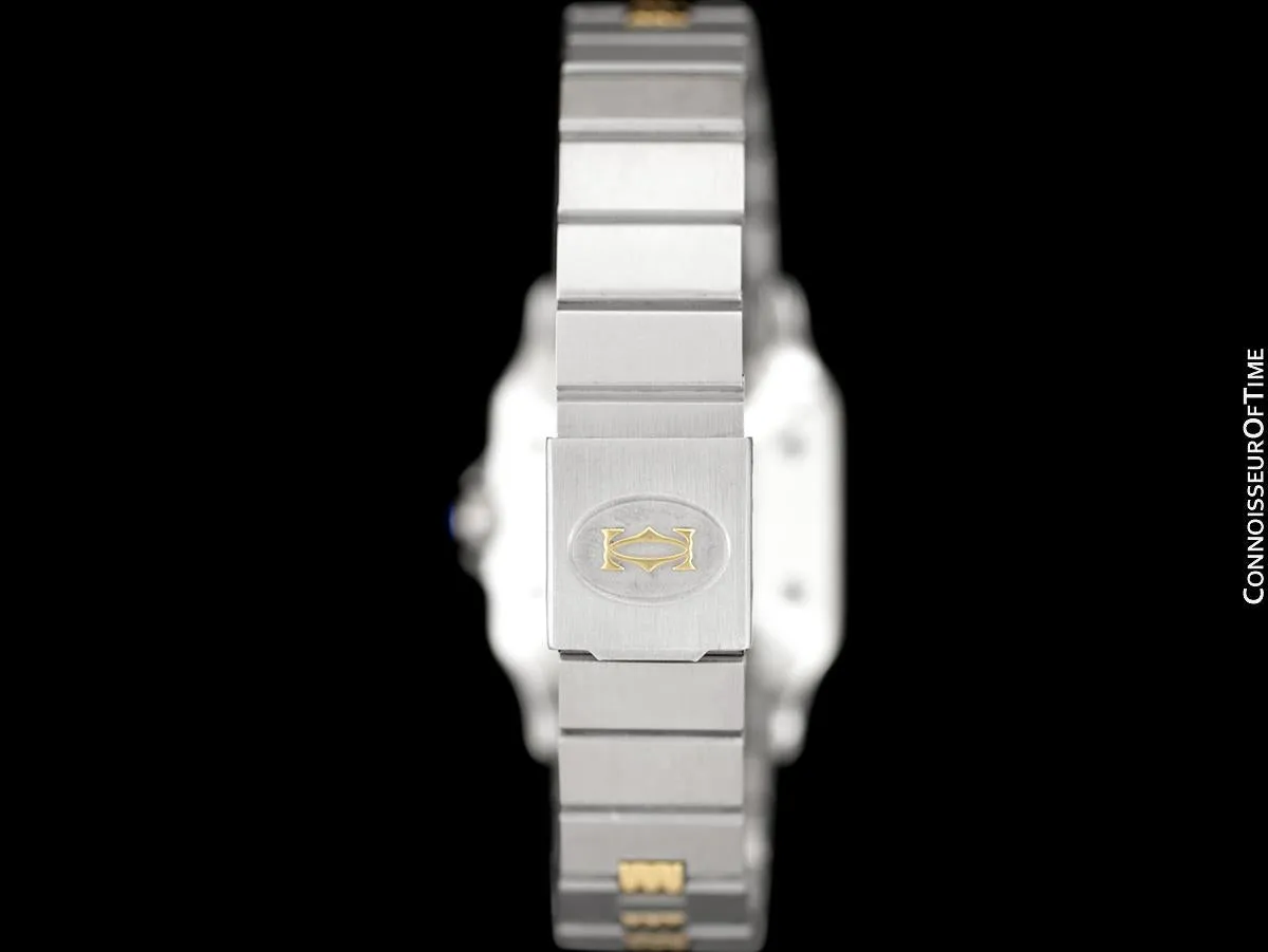 Cartier Mens Santos 2-Tone Automatic Watch - Stainless Steel & 18K Gold