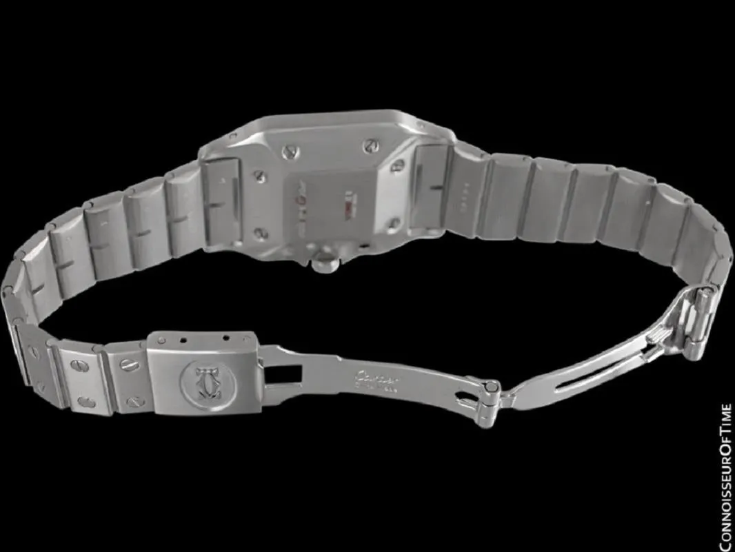 Cartier Santos Automatique Mens Bracelet Watch - Stainless Steel