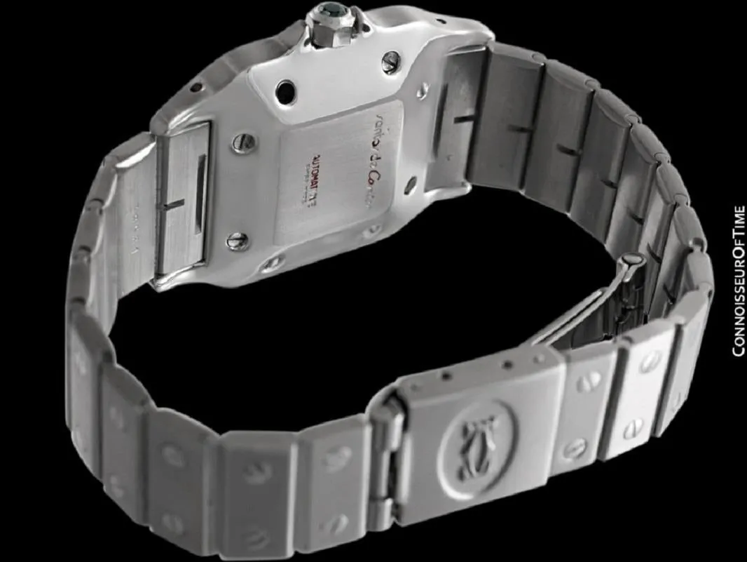 Cartier Santos Automatique Mens Bracelet Watch - Stainless Steel