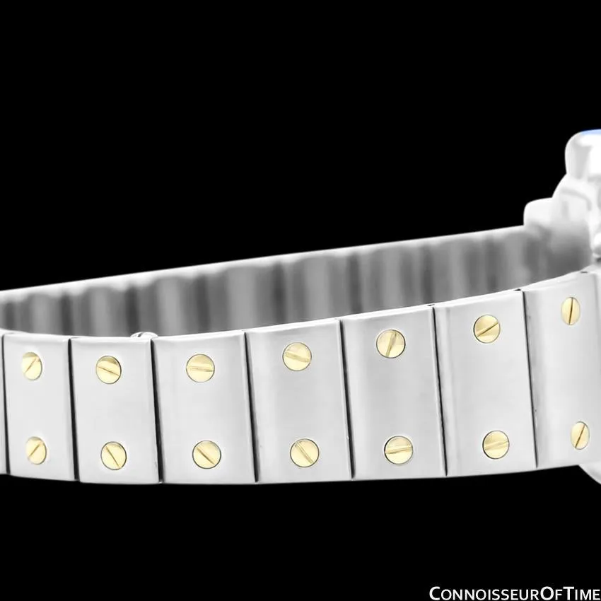 Cartier Santos Galbee Ladies Two-Tone Moon Phase Watch - Stainless Steel and 18K Gold