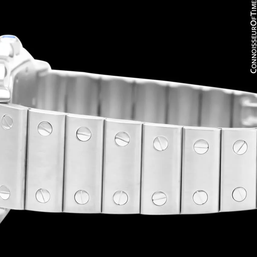 Cartier Santos Galbee Mens Midsize Watch with Date - Stainless Steel