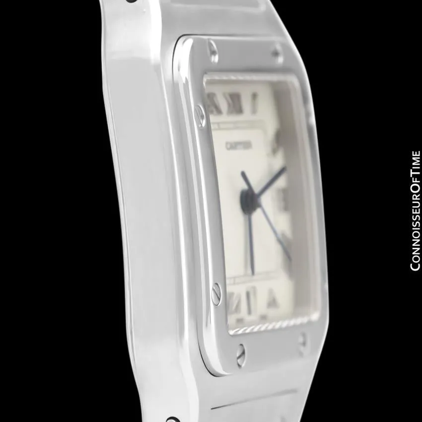 Cartier Santos Galbee Mens Midsize Watch with Date - Stainless Steel