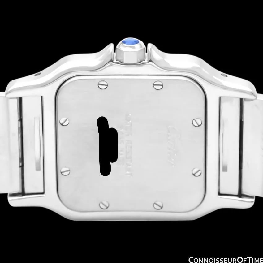 Cartier Santos Galbee Mens Midsize Watch with Date - Stainless Steel