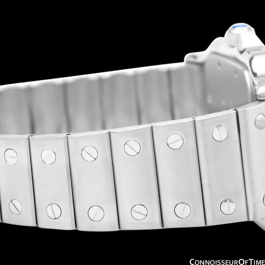 Cartier Santos Galbee Mens Midsize Watch with Date - Stainless Steel