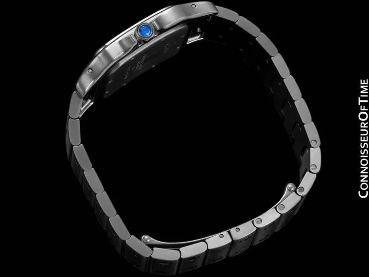 Cartier Santos Galbee Mens Watch with Date - Stainless Steel